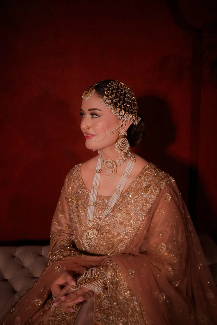 Emerald & Pearl Bridal Look